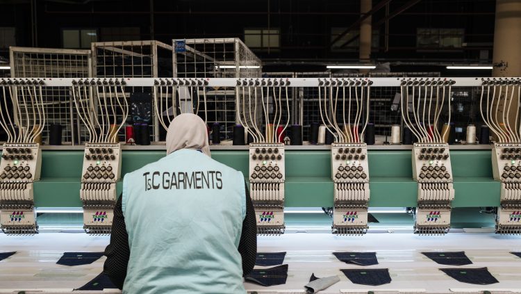 Embroidery at T&C Garments